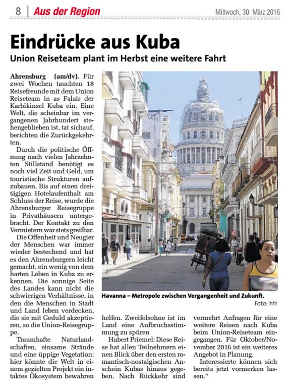 Eindrücke aus Kuba